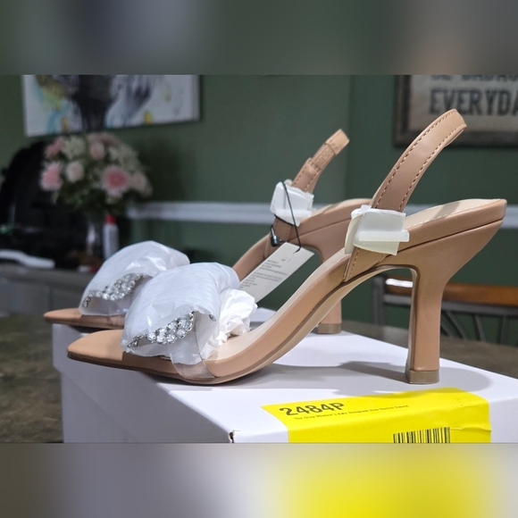 The Drop Women's Kate Slingback Bow Heeled Sandal #940 - Picture 6 of 14